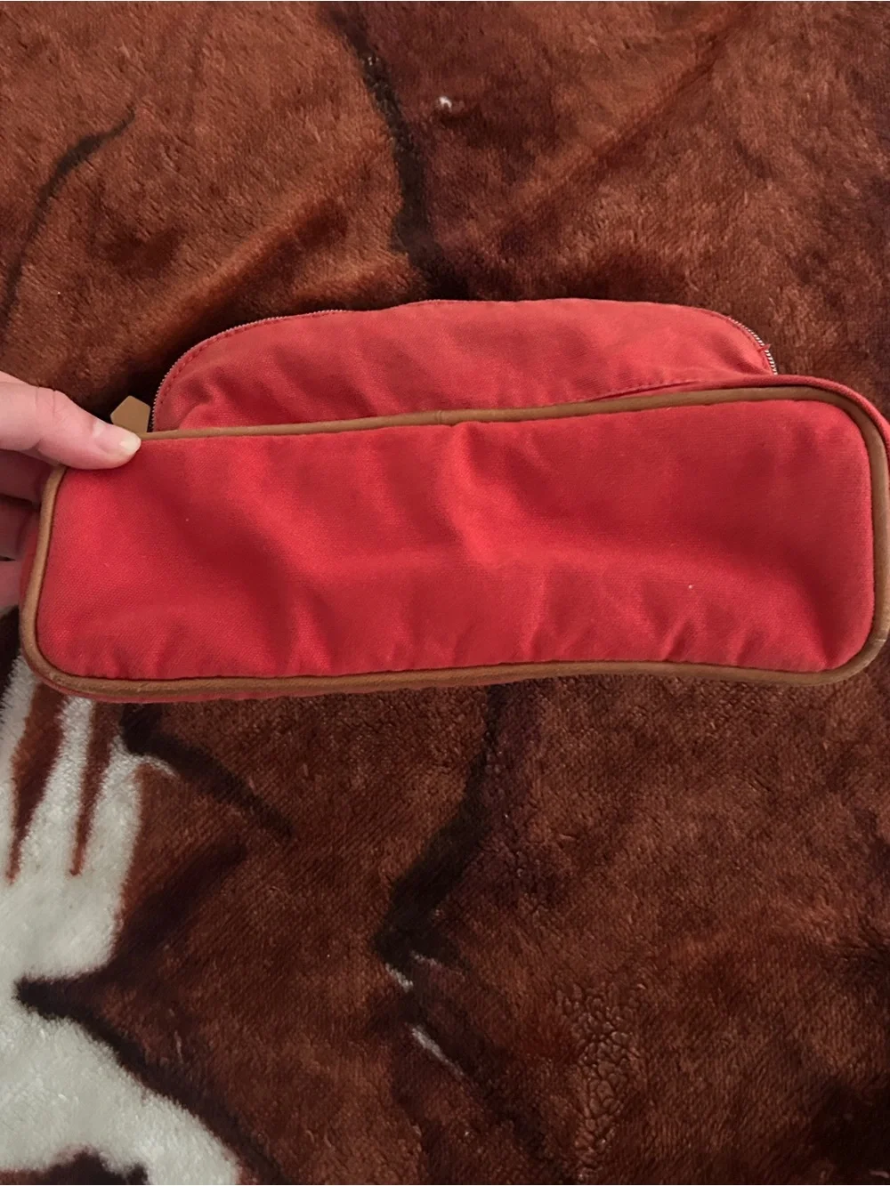 Hermes Mini Toile Bolide Travel Canvas Travel Case
